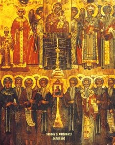 Icon of the Sunday of Orthodoxy